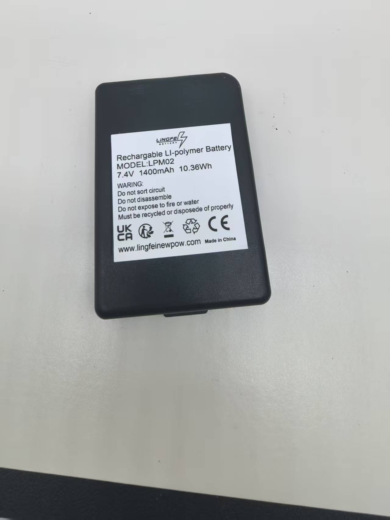 1400mAh Replacement Battery Compatible with Autec LPM02, R0BATT00E08A0, Funkfernsteuerung Air, Dynamic, Modular AJM/AJR/AJS/FJL/FJM/FJR, 1pc
