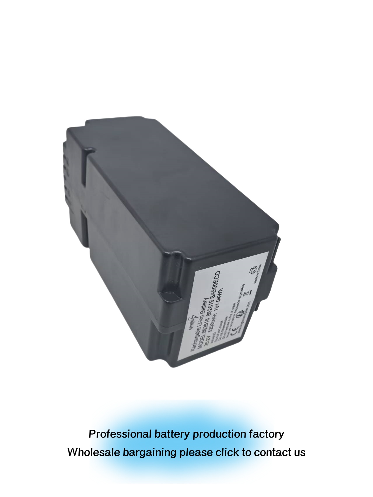 replace Battery for Yard Force SA500ECO SA600H SA800PRO SA900 SC600ECO SA650ECO NX60i X50i Robot lawn mower 862615 862617 862618 Replacement Battery (25.5V 5200mAh/131.04Wh)`