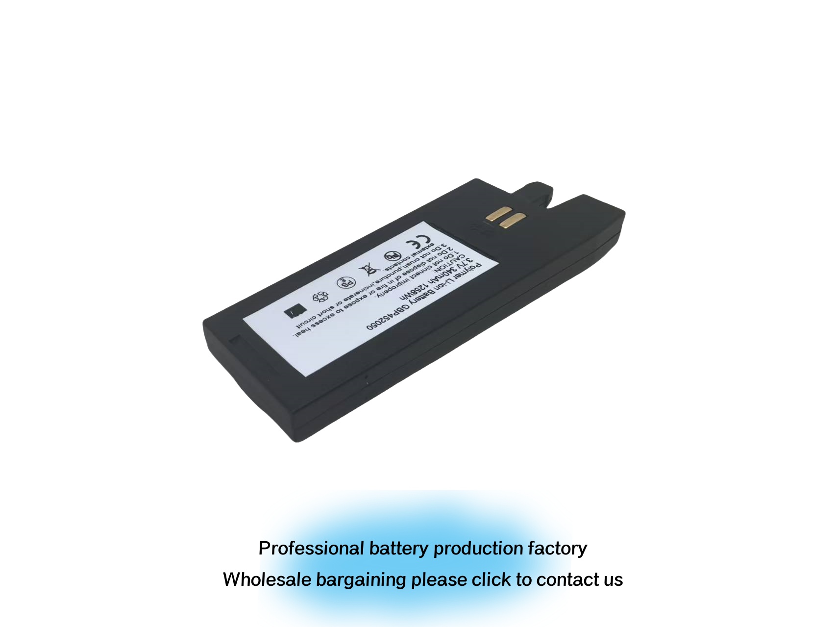 Battery Replacement for Gibson GBP452050 for Automatic Tuning System (340mAh, 3.7V, Li-Polymer)