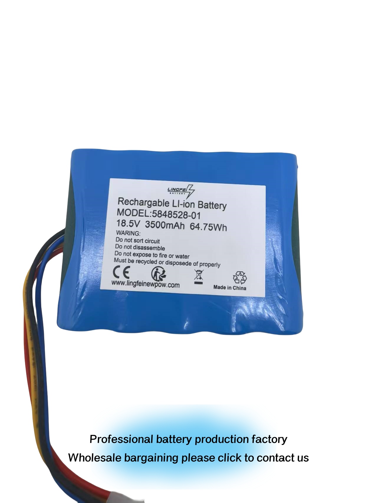 18.5 V 3.5Ah Battery for Gardena Sileno R100Li, R130Li, R160Li, Compatible with Husqvarna Automower (2015-2018) 310,315,584 85 28-02, Replacement Robotic Mower Battery for 5848228-01,58482 28-022