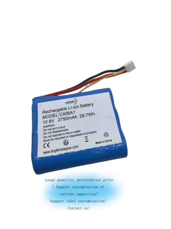 10.8V 2750mAh/3500mAh Bateria Bluetooth Speaker Para Marshall Stockwell II 2 Gen C406A1 3INR19/66 - 图片 4