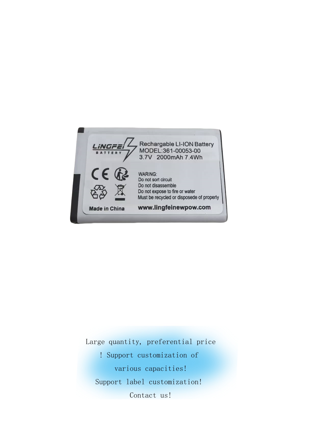 2200mAh Battery for Garmin Montana 600, 600T, 650, 650T, Monterra, 600t Camo, Alpha 100 handheld – 361-00053-00, 010-11599-00, 010-11654-03