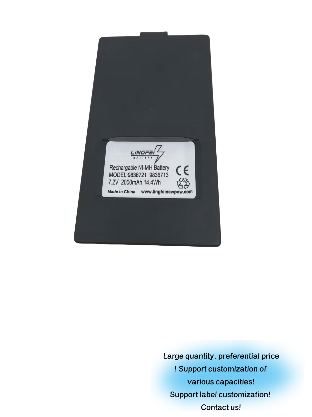 2000mAh Battery Replacement for Hiab Olsberg-Hiab H983.6713 9836721 RNBB7215 983.6713 2055112 9836713 FUA 41 H983.6721 804572 (7.2V)