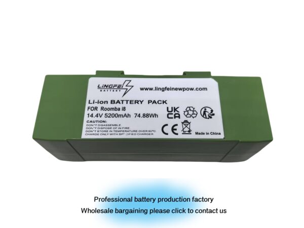 ABL-F Cleaner Battery for iRobot Roomba i8 i8+ i8550 i7 i7+ 7150 7156 7550 7558 i6 i4 4150 i4+ 4550 i3 i3+ 3150 3158 e5 e5 150 e6 E6198 J7 J7+ J7550 J7150 14.4V 5200mAh