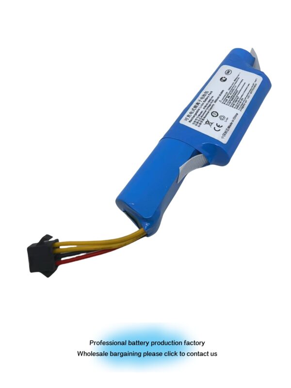 2600 mAh / 28.08 Wh Replacement Battery Compatible with Vileda VR 102, VR One, VR 201 PetPro, VR 303, 0769-03, 18650-AA - 图片 3