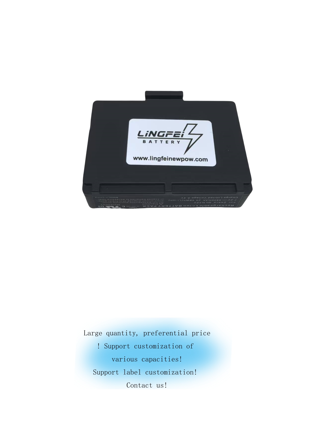 Replacement Battery for Zebra Printer Models QLn320 QLn220 (HC), ZQ500, ZQ510, ZQ520, ZQ610, and ZQ620 Mobile Printers - Rechargeable Lithium Ion Battery 3180 mAh for Max Life - 图片 3
