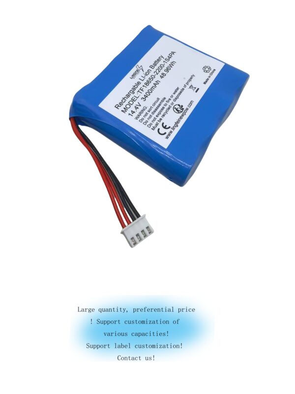 Battery replaces Marshall TF18650-2200-1S4PA for Marshall Loudspeaker - Li-Ion 2600 mAh/3400mAh - 图片 2