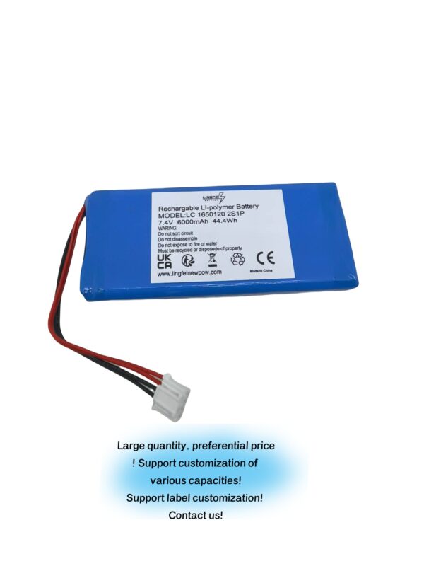 7.4V 6000mAh LC 1650120 2S1P Remote Control Battery for DJI Inspire 1 GL300F GL300C Phantom 4 Controller