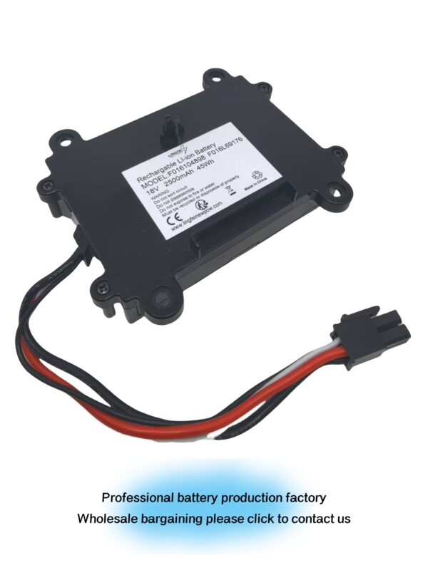 18 V 2.5 Ah Battery for Bosch Indego Robotic Lawnmower, Compatible with Bosch Indego 350, 400, S+ 350, S+ 400, S+ 500, M 700, M+ 700 Lawn Robot Lawn Mower, Replacement Battery for F016104898, Brand: - 图片 2