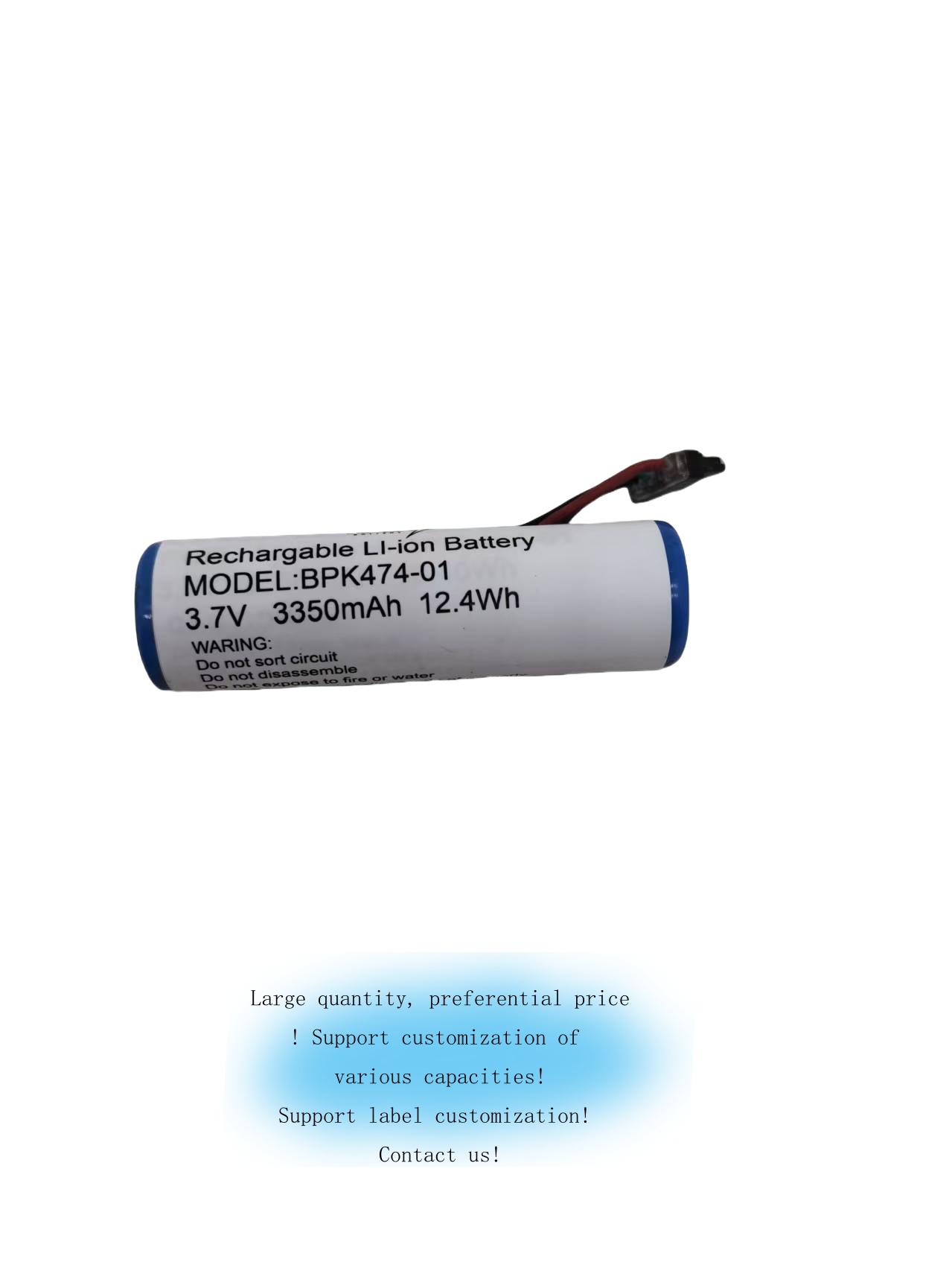 Battery Replacement for Verifone 3GBWC V240m Plus BPK474-001 BPK474-001-03-B 3350mAh