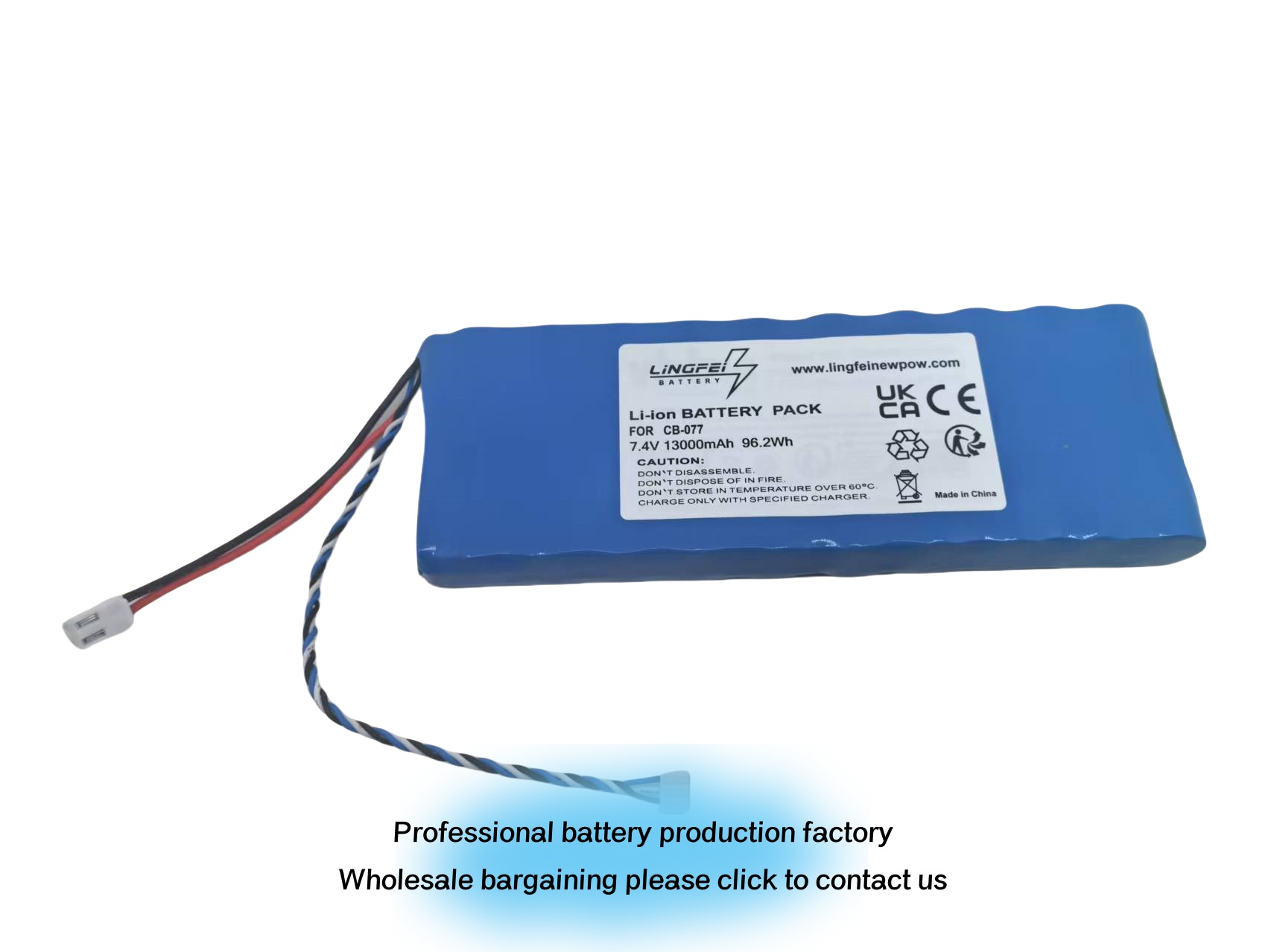 Battery 13000mAh compatible with [Promax] automatic TV satellite level meters, TV Explorer II, Explorer II+, US II replaces CB-077  CB-083