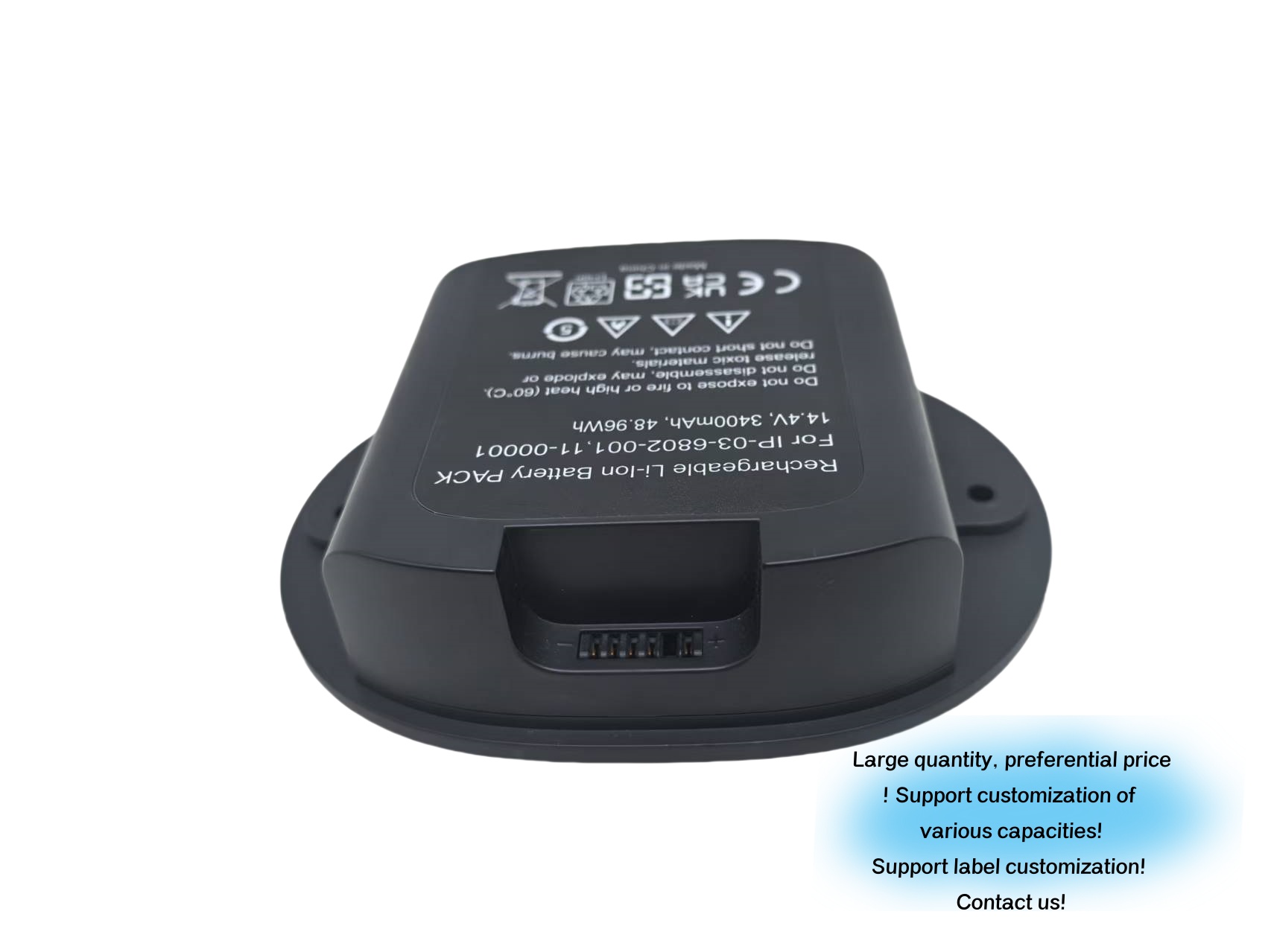 2400mAh / 35.04Wh Replacement Battery for Sonos Move, MOVE1US1, 111-00001, IP-03-6802-001