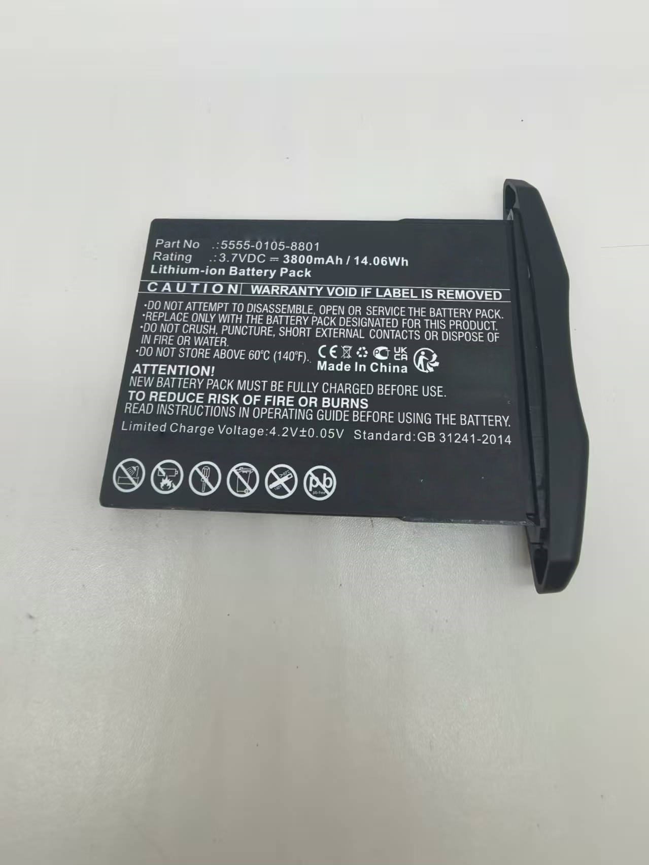 4200mAh Battery Replacement for NCR Orderman NCR Orderman 5 5555-0105-8801 (3.7V)