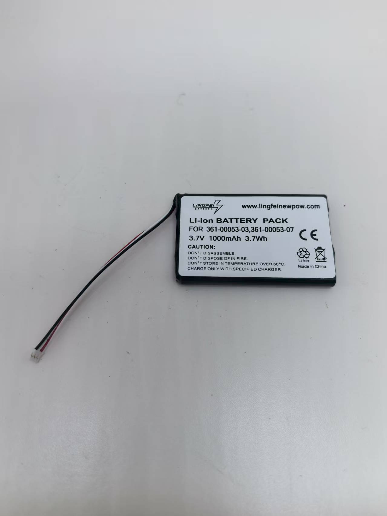 GPS Battery, Compatible with Garmin 361-00035-03 GPS, (Li-ion, 3.7V, 1200mAh) Ultra High Capacity, Replacement for Garmin 361-00035-03 Battery